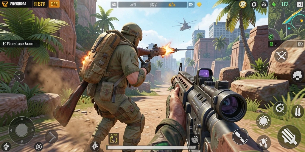 Gameplay seru 6CF dengan aksi penuh adrenalin.