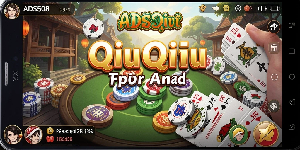 Tangkapan layar menampilkan gameplay QiuQiu yang seru dan interaktif.