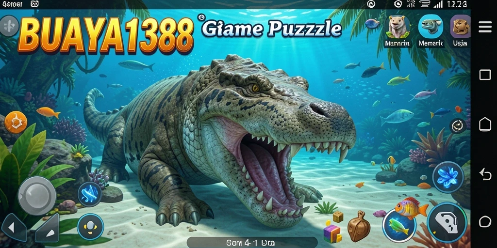 Tangkapan layar gameplay BUAYA138 dengan tantangan puzzle menarik.
