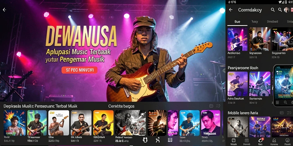 Tampilan screenshot DEWANUSA yang menunjukkan momen seru permainan musik.