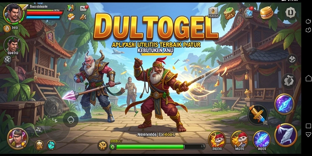 Screenshot utama aplikasi DULTOGEL saat digunakan untuk mengelola tugas.