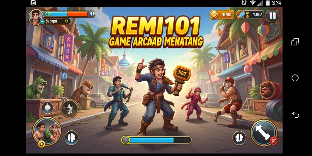 Tampilan gameplay seru dan menarik dalam REMI101.