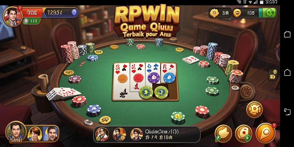 Gambaran gameplay seru dalam RPWIN QiuQiu.