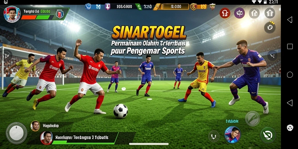 Tampilan gameplay SINARTOGEL yang menarik dan penuh aksi olahraga.