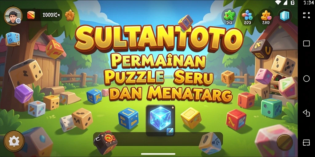 Screenshot SULTANTOTO menampilkan gameplay Puzzle yang menarik.
