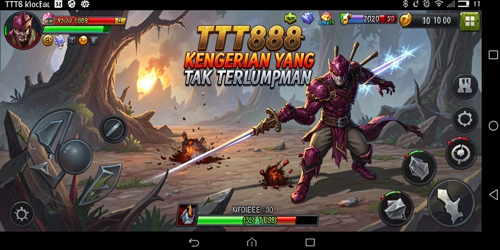 Screenshot gameplay dengan suasana mencekam di TTT888.